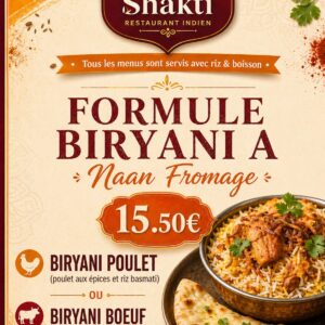 FORMULE BIRYANI A