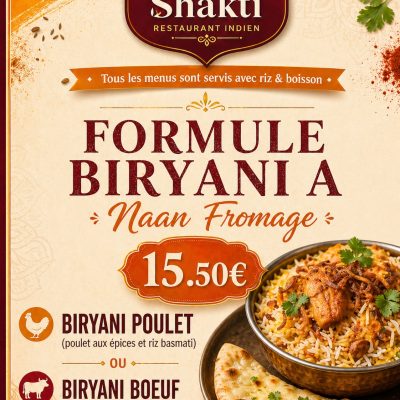 FORMULE BIRYANI A